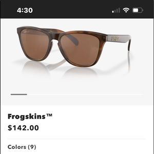 Oakley Tan Brown Sunglasses Modern Wayfarer